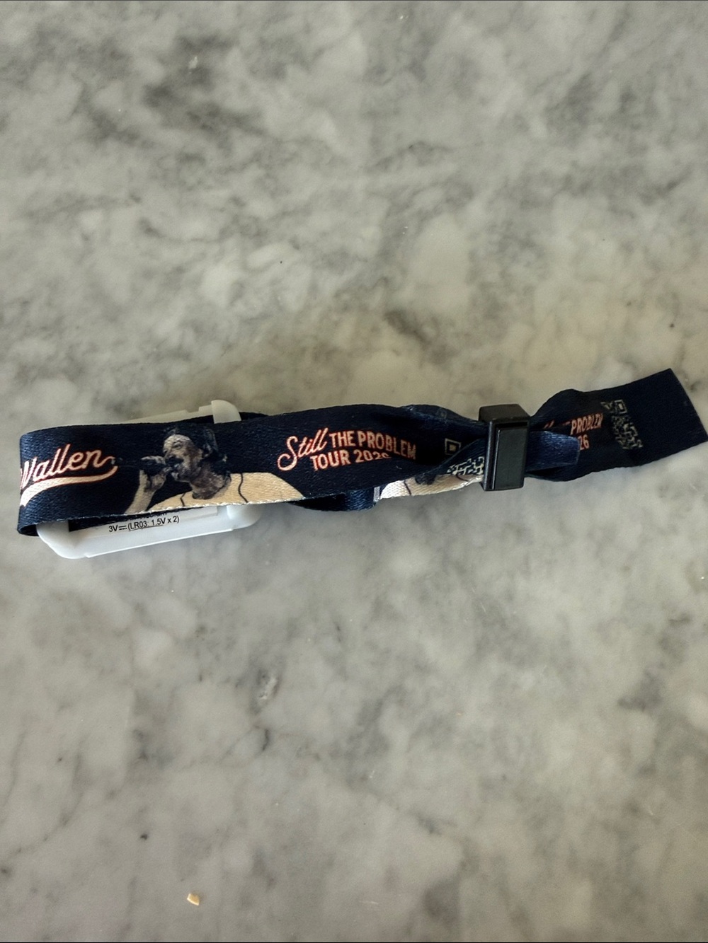 Still The Problem Tour 2023 Navy Fabric Wristband